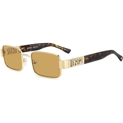 Lunettes De Soleil Dsquared2 D2 0156/s Gold 54/22/145 Homme - Publicité Lunettes De Soleil Dsquared2 D2 0156/s Gold 54/22/145 Homme - Publicité