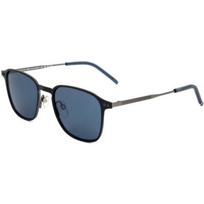 Lunettes De Soleil Tommy Hilfiger Th 1972/s Rzz Black Ruthenium 52/20/145 Homme - Publicité Lunettes De Soleil Tommy Hilfiger Th 1972/s Rzz Black Ruthenium 52/20/145 Homme - Publicité
