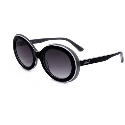 Lunettes De Soleil Karl Lagerfeld Kl6058s 092 Black/white Trilayer 53/21/140 - Publicité Lunettes De Soleil Karl Lagerfeld Kl6058s 092 Black/white Trilayer 53/21/140 - Publicité