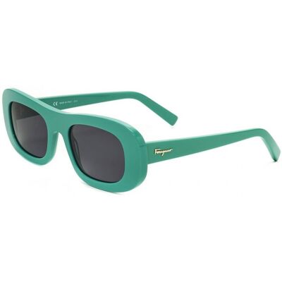 Lunettes De Soleil Ferragamo Sf1046s Green 51/20/145 Femme - Publicité Lunettes De Soleil Ferragamo Sf1046s Green 51/20/145 Femme - Publicité