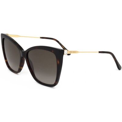 Lunettes De Soleil Jimmy Choo Seba/s Havana 58/15/145 Femme - Publicité Lunettes De Soleil Jimmy Choo Seba/s Havana 58/15/145 Femme - Publicité