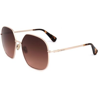 Lunettes De Soleil Maxmara Mm0061 Shiny Rose Gold 60/17/130 Femme - Publicité Lunettes De Soleil Maxmara Mm0061 Shiny Rose Gold 60/17/130 Femme - Publicité