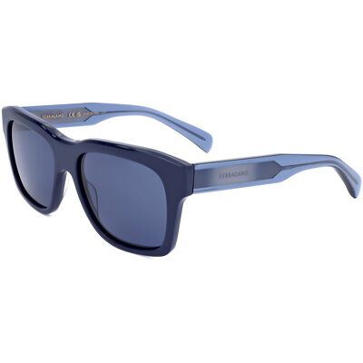 Lunettes De Soleil Ferragamo Sf1087sn Blue 56/18/145 Homme - Publicité Lunettes De Soleil Ferragamo Sf1087sn Blue 56/18/145 Homme - Publicité