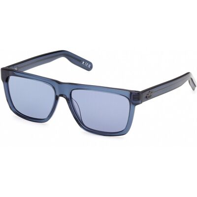 Lunettes De Soleil Adidas Originals Or0147 Shiny Blue 56/14/145 Unisex - Publicité Lunettes De Soleil Adidas Originals Or0147 Shiny Blue 56/14/145 Unisex - Publicité