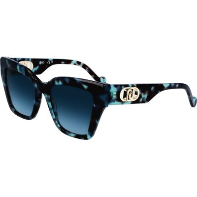 Lunettes De Soleil Liu Jo Lj777s Petrol Tortoise 53/18/140 Femme - Publicité Lunettes De Soleil Liu Jo Lj777s Petrol Tortoise 53/18/140 Femme - Publicité