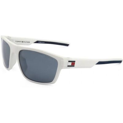 Lunettes De Soleil Tommy Hilfiger Th 1978/s Matte White 59/18/125 Homme - Publicité Lunettes De Soleil Tommy Hilfiger Th 1978/s Matte White 59/18/125 Homme - Publicité