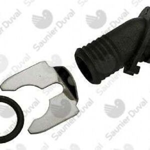 Saunier Duval 05117000 - Tube de sortie - Gris - Pièces de chauffage - Publicité Saunier Duval 05117000 - Tube de sortie - Gris - Pièces de chauffage - Publicité