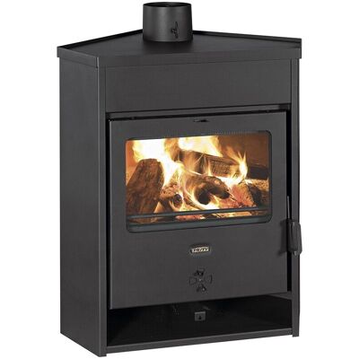 Prity Am D 12.5kw Poêle À Bois D'Angle Classe A Écodesign - Publicité Prity Am D 12.5kw Poêle À Bois D'Angle Classe A Écodesign - Publicité