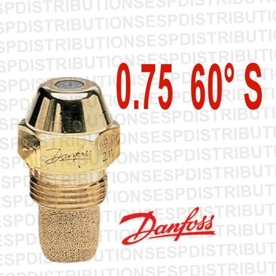 Gicleur Danfoss S Débit 0.75 60 °s 030f6916 Fioul Oil Burner Nozzle - Publicité Gicleur Danfoss S Débit 0.75 60 °s 030f6916 Fioul Oil Burner Nozzle - Publicité