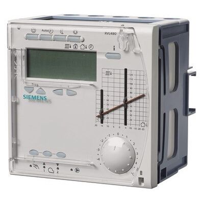 Siemens RVL480 Thermostat - Système de Contrôle de Température - Publicité Siemens RVL480 Thermostat - Système de Contrôle de Température - Publicité