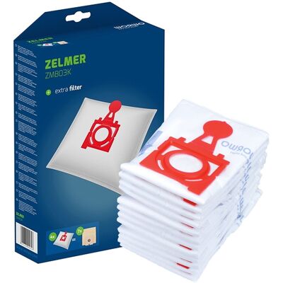 Worwo Sacs Pour Aspirateur Zelmer, En Microfibre Synthétique, Lot De 12, Avec Filtre - Publicité Worwo Sacs Pour Aspirateur Zelmer, En Microfibre Synthétique, Lot De 12, Avec Filtre - Publicité