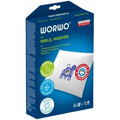 Sacs Worwo Hoover H30 Hmb03 /kpl4 - Publicité Sacs Worwo Hoover H30 Hmb03 /kpl4 - Publicité