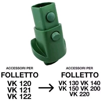 BIERRE STORE - Adaptateur pour Folletto VK120-122 - Compatible - Publicité BIERRE STORE - Adaptateur pour Folletto VK120-122 - Compatible - Publicité
