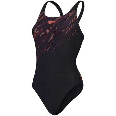Speedo - Maillot De Bain 1 Pièce Motif/style Imprimé Graphique Hyper (Gt17075) - Publicité Speedo - Maillot De Bain 1 Pièce Motif/style Imprimé Graphique Hyper (Gt17075) - Publicité