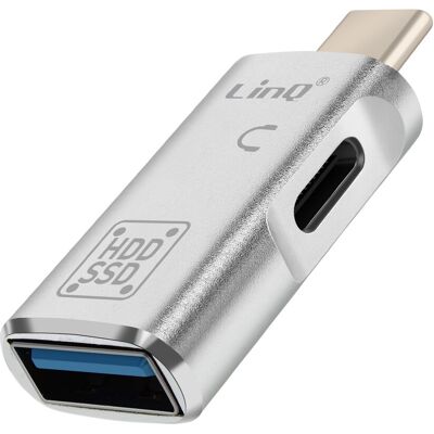 Linq Adaptateur Otg Usb Et Usb C Vers Usb C Transfert De Données Rapides Argent - Publicité Linq Adaptateur Otg Usb Et Usb C Vers Usb C Transfert De Données Rapides Argent - Publicité