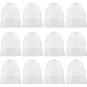 Uxcell Pour 12pcs Sac À Chaussures 17x13\" Organisateur De Voyage Blanc - Publicité Uxcell Pour 12pcs Sac À Chaussures 17x13\" Organisateur De Voyage Blanc - Publicité