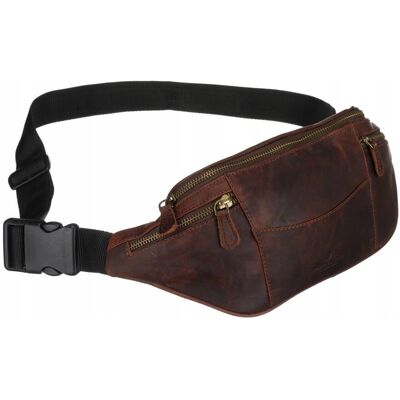 Sans Marque Sac Banane En Cuir Pour Homme - Peterson - Publicité Sans Marque Sac Banane En Cuir Pour Homme - Peterson - Publicité