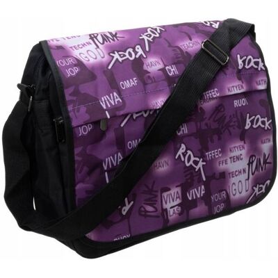 Sans Marque Sac En Polyester Pour Jeunes Avec Une Large Bandoulière Réglable - Loren - Publicité Sans Marque Sac En Polyester Pour Jeunes Avec Une Large Bandoulière Réglable - Loren - Publicité
