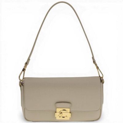 Coccinelle C-Me Lock Bag Borsa À Main Donna En Cuir Granata Sandshell - Publicité Coccinelle C-Me Lock Bag Borsa À Main Donna En Cuir Granata Sandshell - Publicité