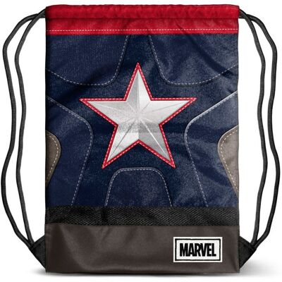 Sac De Sport Marvel Captain America Avec Étoile 48cm Karactermania - Publicité Sac De Sport Marvel Captain America Avec Étoile 48cm Karactermania - Publicité