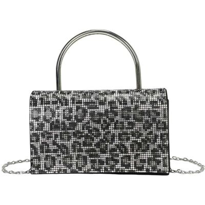 Avizar Sac À Main De Soirée Pour Femme, Revêtement Effet Et Poignée En Métal - Publicité Avizar Sac À Main De Soirée Pour Femme, Revêtement Effet Et Poignée En Métal - Publicité