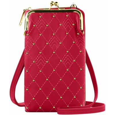 Sacoche épaule rose Avizar - Sac pour téléphone - Publicité Sacoche épaule rose Avizar - Sac pour téléphone - Publicité