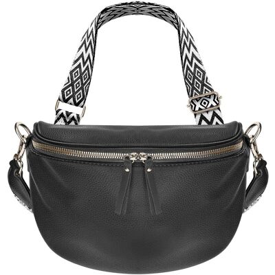 Gallantry Sac Banane Bandoulière Motif Géometrique Noir - Publicité Gallantry Sac Banane Bandoulière Motif Géometrique Noir - Publicité