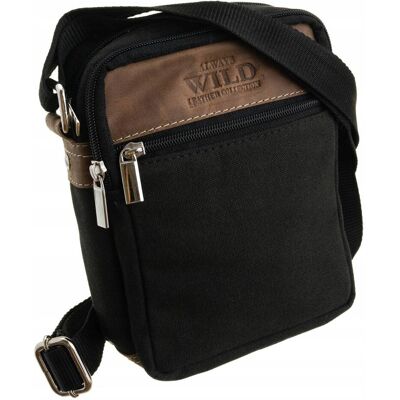 Sans Marque Sac Bandoulière En Cuir Pour Homme - Always Wild - Publicité Sans Marque Sac Bandoulière En Cuir Pour Homme - Always Wild - Publicité