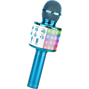 Shinepick Microphone Karaoké Sans Fil 4-En-1 Led Micro Bluetooth Cadeau Enfants Pour Noël - Publicité Shinepick Microphone Karaoké Sans Fil 4-En-1 Led Micro Bluetooth Cadeau Enfants Pour Noël - Publicité