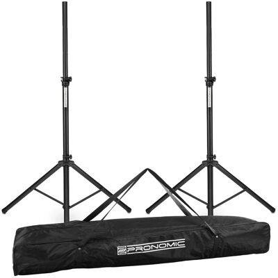 Pronomic 2x Pied Enceinte Dj Pa Sono Support Moniteur Scene Concert Disco Mobile Sac Set - Publicité Pronomic 2x Pied Enceinte Dj Pa Sono Support Moniteur Scene Concert Disco Mobile Sac Set - Publicité
