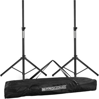 Pronomic 2x Pied Enceinte Dj Pa Sono Support Moniteur Scene Concert Disco Mobile Sac Set - Publicité Pronomic 2x Pied Enceinte Dj Pa Sono Support Moniteur Scene Concert Disco Mobile Sac Set - Publicité