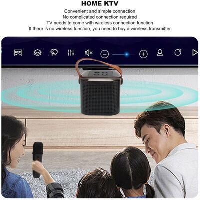 Sans Marque/générique 1 Karaoke Machine Portable Avec Haut-Parleur Rgb Pour Fête - Publicité Sans Marque/générique 1 Karaoke Machine Portable Avec Haut-Parleur Rgb Pour Fête - Publicité