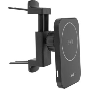 Support Auto MagSafe 15W LinQ - Clip de ventilation rond - Noir - Publicité Support Auto MagSafe 15W LinQ - Clip de ventilation rond - Noir - Publicité