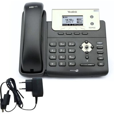 Yealink Sip-T21p E2 Téléphone Voip 2 Lignes Entreprise Poe Avec Alimentation - Publicité Yealink Sip-T21p E2 Téléphone Voip 2 Lignes Entreprise Poe Avec Alimentation - Publicité