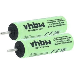 Vhbw 2x Batterie Pour Panasonic Er-Gb80 Er-Gs60 Er-Gc70 Er-Gb96 Er-Gc50 2000mah 1,2v - Publicité Vhbw 2x Batterie Pour Panasonic Er-Gb80 Er-Gs60 Er-Gc70 Er-Gb96 Er-Gc50 2000mah 1,2v - Publicité