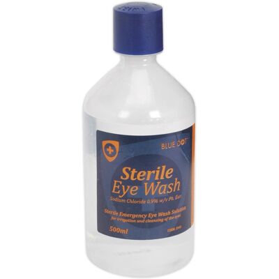 Solution De Lavage Des Yeux/des Plaies Sealey 500ml Ews50 - Publicité Solution De Lavage Des Yeux/des Plaies Sealey 500ml Ews50 - Publicité