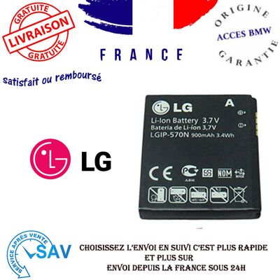 Batterie Lg-Ip570n - Pour Gs500, Cf750, Gd550 - Original - Publicité Batterie Lg-Ip570n - Pour Gs500, Cf750, Gd550 - Original - Publicité