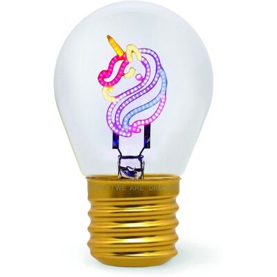 Legami Ampoule Licorne Lampe de Table - Lampe de Table - Publicité Legami Ampoule Licorne Lampe de Table - Lampe de Table - Publicité