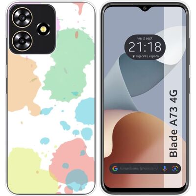 Tumundosmartphone Housse En Silicone Pour Zte Blade A73 4g Design Aquarelle 05 Dessins - Publicité Tumundosmartphone Housse En Silicone Pour Zte Blade A73 4g Design Aquarelle 05 Dessins - Publicité