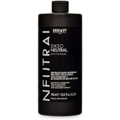 Dikson Neutral Universal Neutralisierungsflüssigkeit 750 ml - Produit capillaire - Publicité Dikson Neutral Universal Neutralisierungsflüssigkeit 750 ml - Produit capillaire - Publicité