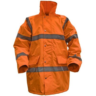Sealey Hi-Vis Orange Motorway Veste Avec Matelassé Doublure - X-Large 806xlo - Publicité Sealey Hi-Vis Orange Motorway Veste Avec Matelassé Doublure - X-Large 806xlo - Publicité