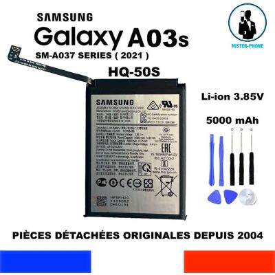 Batterie Samsung Galaxy A03s - 5000mAh OEM d'origine - Publicité Batterie Samsung Galaxy A03s - 5000mAh OEM d'origine - Publicité