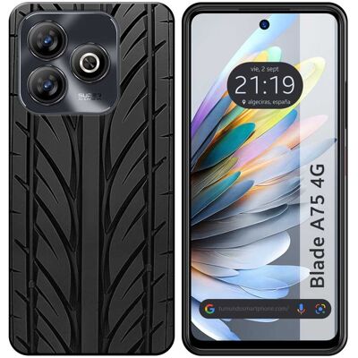Tumundosmartphone Housse En Silicone Pour Zte Blade A75 4g Design Pneumatique Dessins - Publicité Tumundosmartphone Housse En Silicone Pour Zte Blade A75 4g Design Pneumatique Dessins - Publicité