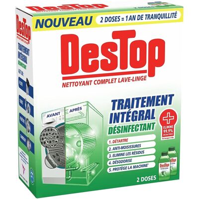 Nettoyant pour Lave-linge DESTOP - Produit de Nettoyage - Publicité Nettoyant pour Lave-linge DESTOP - Produit de Nettoyage - Publicité