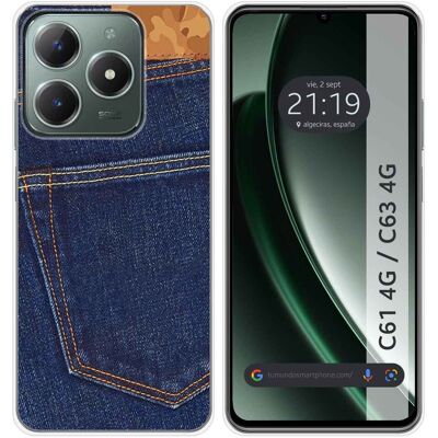 Tumundosmartphone Housse En Silicone Pour Realme C61 / C63 4g Design Cowboy Dessins - Publicité Tumundosmartphone Housse En Silicone Pour Realme C61 / C63 4g Design Cowboy Dessins - Publicité
