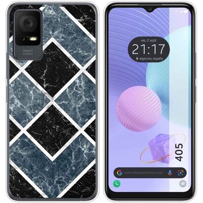 Tumundosmartphone Housse En Silicone Pour Tcl 405 Design Marbre 06 Dessins - Publicité Tumundosmartphone Housse En Silicone Pour Tcl 405 Design Marbre 06 Dessins - Publicité
