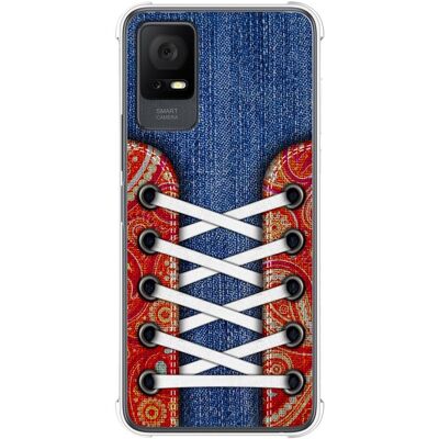 Tumundosmartphone Coque Silicone Anti-Chocs Pour Tcl 405 Design Chaussures 11 Dessins - Publicité Tumundosmartphone Coque Silicone Anti-Chocs Pour Tcl 405 Design Chaussures 11 Dessins - Publicité