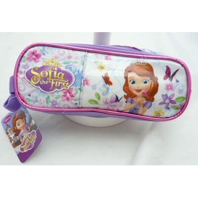 Disney Junior Trousse Double Sofia The First Polyester Tissu 23 X 9,5 X 7 Cm - Publicité Disney Junior Trousse Double Sofia The First Polyester Tissu 23 X 9,5 X 7 Cm - Publicité