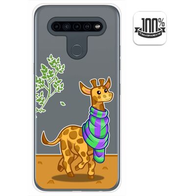 Tumundosmartphone Housse En Gel Transparent Pour Lg K41s / Lg K51s Design Girafe Dessins - Publicité Tumundosmartphone Housse En Gel Transparent Pour Lg K41s / Lg K51s Design Girafe Dessins - Publicité