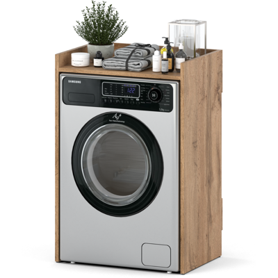 Sans Marque Schrank Über Der Waschmaschine Fp4 62 Cm Eiche Wotan - Publicité Sans Marque Schrank Über Der Waschmaschine Fp4 62 Cm Eiche Wotan - Publicité